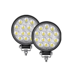 SHEN HUANG - Exploradoras Luces Led Par 4x4 Redonda 14.000 Lm Original