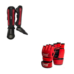 CARAY - KIT SUPERFAST CANILLERA EDICIÓN FUERZA + GUANTE DE MMA PRO 3