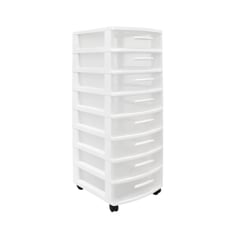 PLASTICOS MQ - Cajonero Organizador Modular 8 Niveles Marca Mq