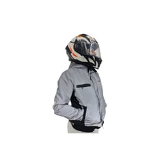 SHEN HUANG - Chaqueta Impermeable Doble Faz Motociclista Original Dama