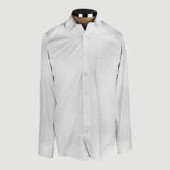 L Y H - Camisa Para Hombre Manga Larga Blanco Marca L&H