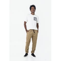 BELIFE - Jogger Caf\\\\\\\\u00e9 Con Terminaci\\\\\\\\u00f3n Diagonal En Bota Para Hombre Belife.-