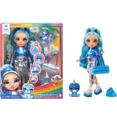 RAINBOW HIGH - Muñeca Skyler Con Slime Rainbow World