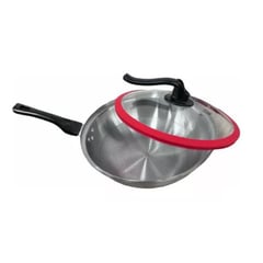 SHEN HUANG - Sarten Wok 32 Cm Acero Inoxidable Alta Calidad