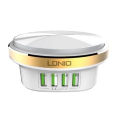 SHEN HUANG - Lámpara Led De Mesa Cargador 4 Puertos Usb 4.4 Original