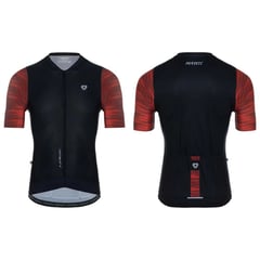 GW - Jersey Ciclismo Hawk M/C Hombre Negro Terracota