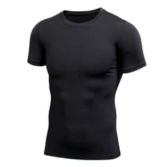 GENERICO - Camiseta Deportiva Licra Fría de Compresión Gym Crossfit Ejercicios