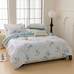 STANZIA HOME - DUVET REAL 100 % ALGODÓN PRINT ORQUIDEA ACUARELA KING SIZE