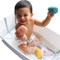 MORENAFILOMENA - Juguetes para bañera o piscina en silicona libre BPA