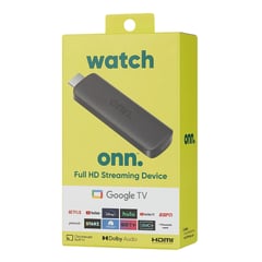 GENERICO - Reproductor Google TV ONN Streaming Stick 2a Gen Full HD 8GB