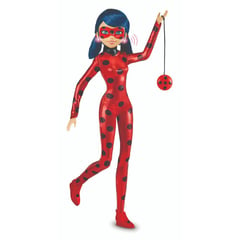 PLAYMATES TOYS - Muñeco De Acción Miraculous Bandai Ladybug Luces y Sonidos