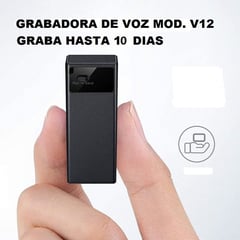 OEM - grabadora de voz audio graba hasta 10 dias mod V12