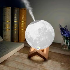 COMPRALOENCASA COM - Humidificador Lámpara Luna LED Difusor Aroma Cambia Color 2305013