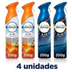 FEBREZE - Ambientador Para Carro 4 Unidades 250 G