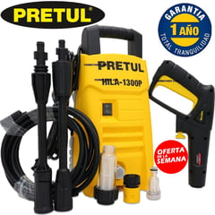 PRETUL - Hidrolavadora Eléctrica 1300 PSI MARCA 4.8 L/m Alta Presión