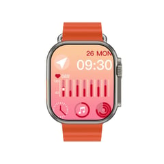 MOBULA - Smartwatch Reloj Inteligente mobulaa IW10 ULTRA Deportivo - Naranja