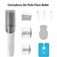 CARER SPARK - Cortadora de pelo para bebés con 3 protectores