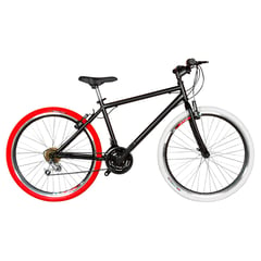 SFORZO - Bicicleta Urbana Rin 26 18 Cambios Negra