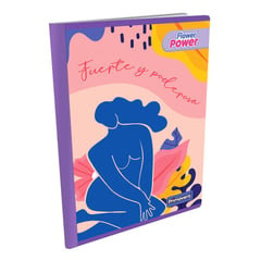 PRIMAVERA - Cuaderno Cosido Flower Power Poderosa 100 Hojas Rayadas