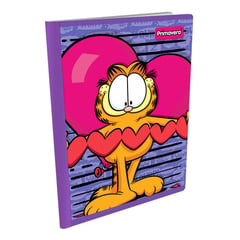 PRIMAVERA - Cuaderno Cosido Garfield Love 100 Hojas Cuadriculadas