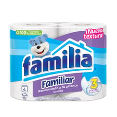 FAMILIA - Papel Higienico Familiar x 4 Rollo