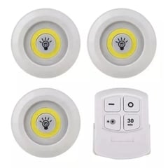 GENERICO - Set Luces Led X3 Control Remoto Inalambricas Juego Bombillos