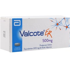 ABBOTT - Valcote ER 500 Mg Por 30 Tabletas