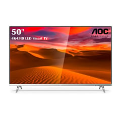 AOC - TV 50 4K-UHD LED Smart TV Black