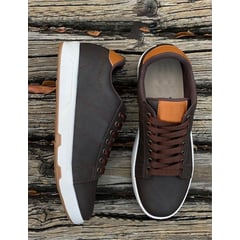 GENERICO - Tenis Caballero Casual Para Toda Ocasión Zapatos Hombre -Marron