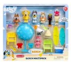 MOOSE TOYS - Figuras De Bluey En La Playa