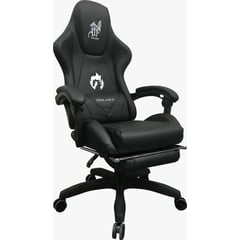 GENERICO - SILLA GAMER ERGONIMICACON REPOSAPIES 2 COJINES 150° AKIRA - NEGRA