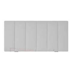 GENERICO - Cabecero de módulos verticales 140x60 cama doble blanco tela