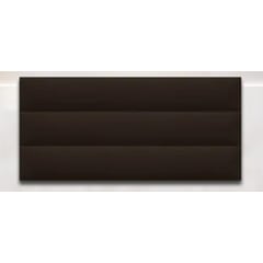 GENERICO - Cabecero de módulos horizontales 120x60 cama semidoble chocolate tela