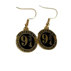 GENERICO - Pendientes Harry Potter Plataforma 9 3/4 Hogwarts Express