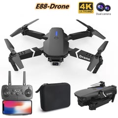 ONE PIXEL - Drone E88 PRO Doble Camara Plegable 3 Baterias Estuche