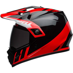 BELL - CASCO MX-9 ADVENTURE MIPS DASH ROJO BRILLO TALLA M