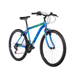 GW - Bicicleta rin 26 Mtb Travel Acero Azul