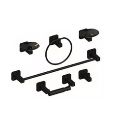 JKASSEM - Juego De Accesorios Para Baño Tayrona X 6 Negro