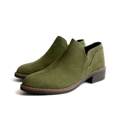 MA MARILEO - Botines Mujer Gamuza Verde Oliva Marileo