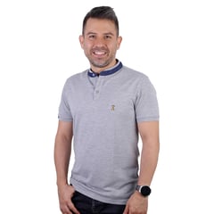 APOSTOL QC - POLO CUELLO NERU GRIS HOMBRE