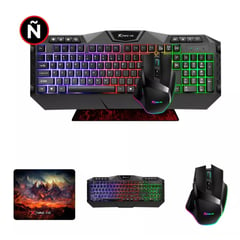 XTRIKE ME - Combo Gaming 3 x 1 Teclado + Mouse + Mouse Pad Gaming MK-900