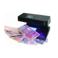 GENERICO - Maquina Detector Probador Billetes Dinero Falsos Luz UV