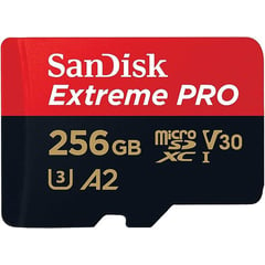 SANDISK - Memoria Micro SD Extreme Pro 256Gb Con Adaptoador