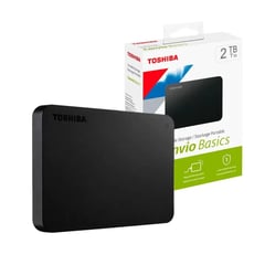 TOSHIBA - Disco duro Externo 2TB Canvio basics 3.0