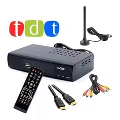 GENERICO - Decodificador Tdt Tv Digital Hd Más Control krono