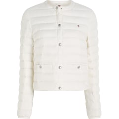 TOMMY HILFIGER - Chaqueta Blanca Acolchada Para Mujer