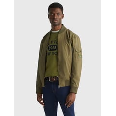 TOMMY HILFIGER - Chaqueta Bomber Ligera Hombre Verde