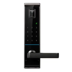 SCHLAGE - Cerradura Digital Biométrica de Huella y Tarjeta S-6800 Negro Mate