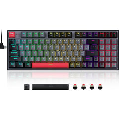 REDRAGON - Teclado Gamer Mecánico Kitava Lite K636 Querty Switches Red