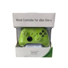 GENERICO - Control Computador Pc Mando Verde Tipo Xbox One Vibracion Usb